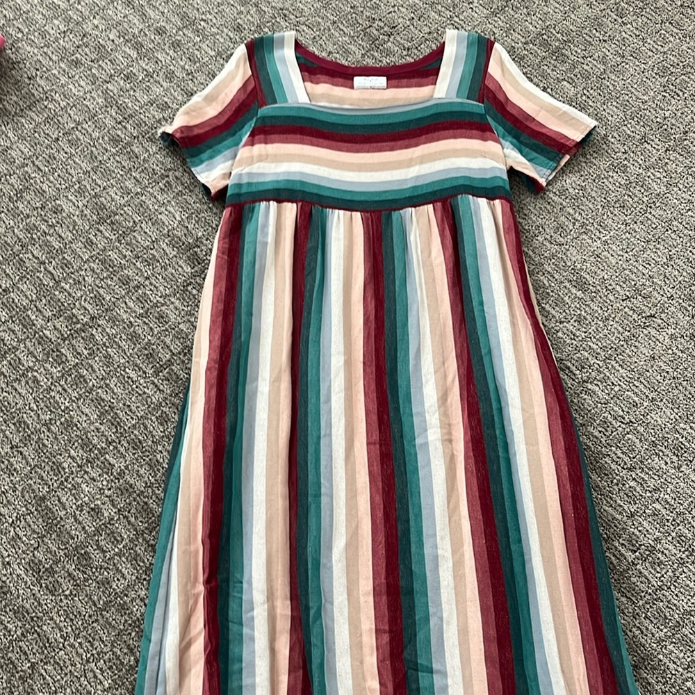 Nena and co hand weaved dress